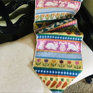 Easter Table Runner Tapestry NIP 5’6” L x 12” W